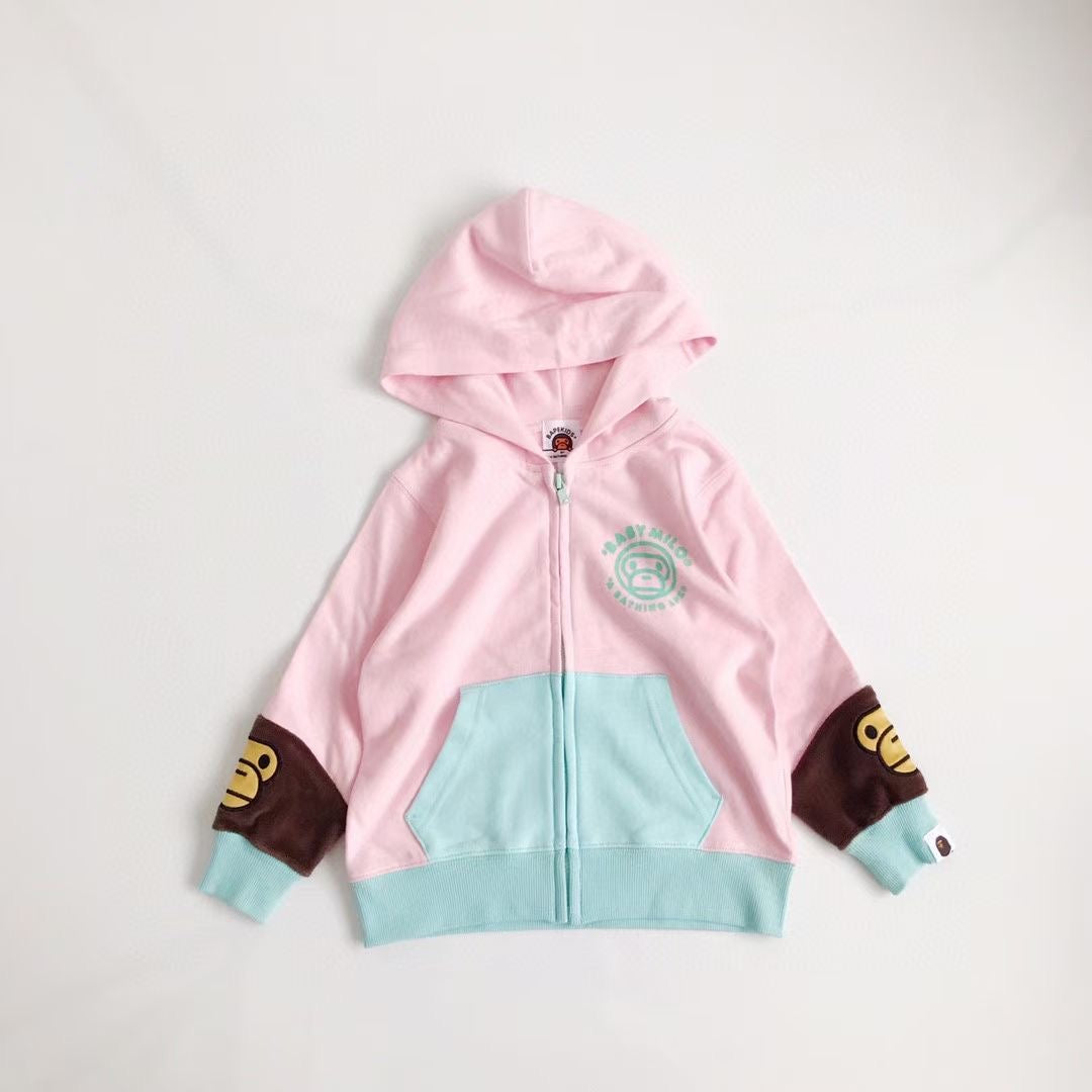 Bape milo童裝hoodies jacket