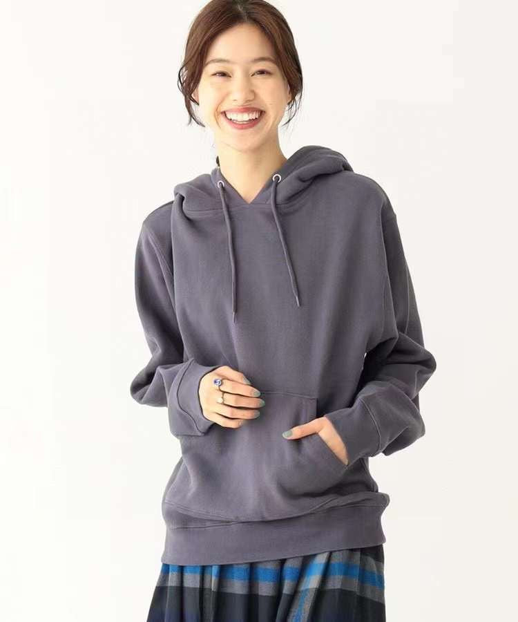 Beams boy 淨色抓毛hoodies