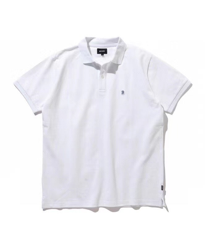 Beams 刺繡polo shirt