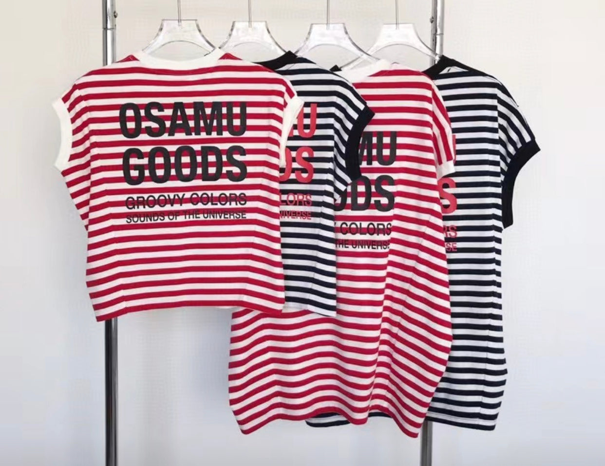 Osamu goods 間條 tee 親子裝