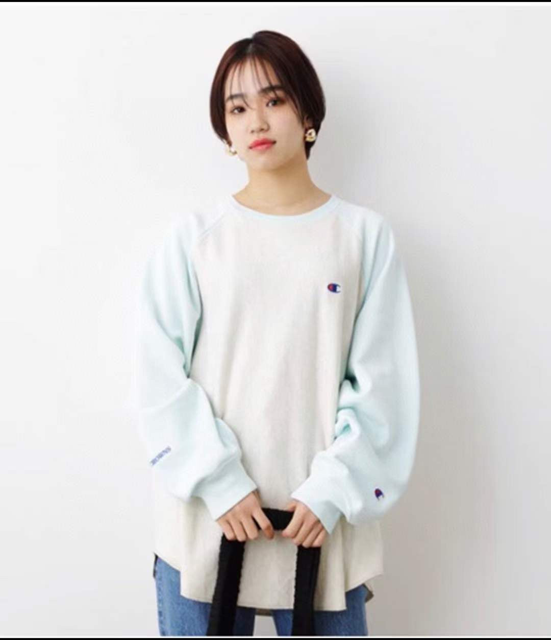 Champion 撞色衛衣