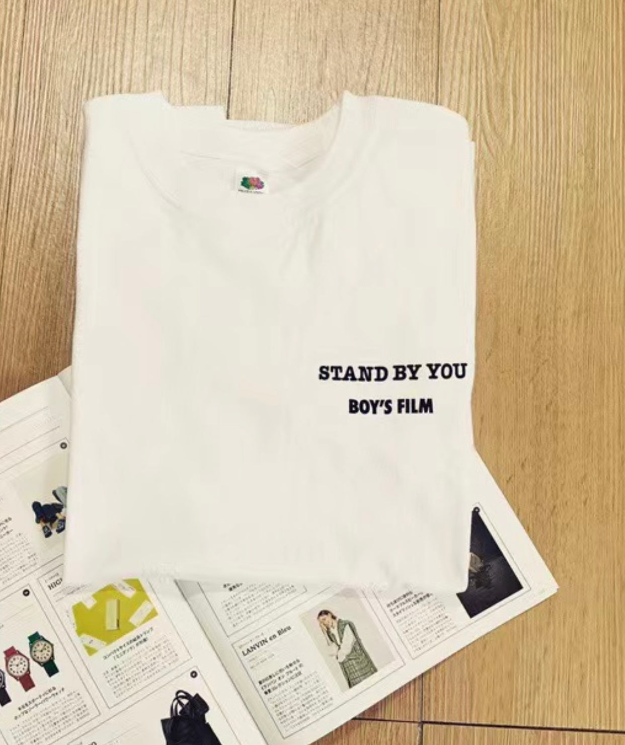 Beams boy 字母tee