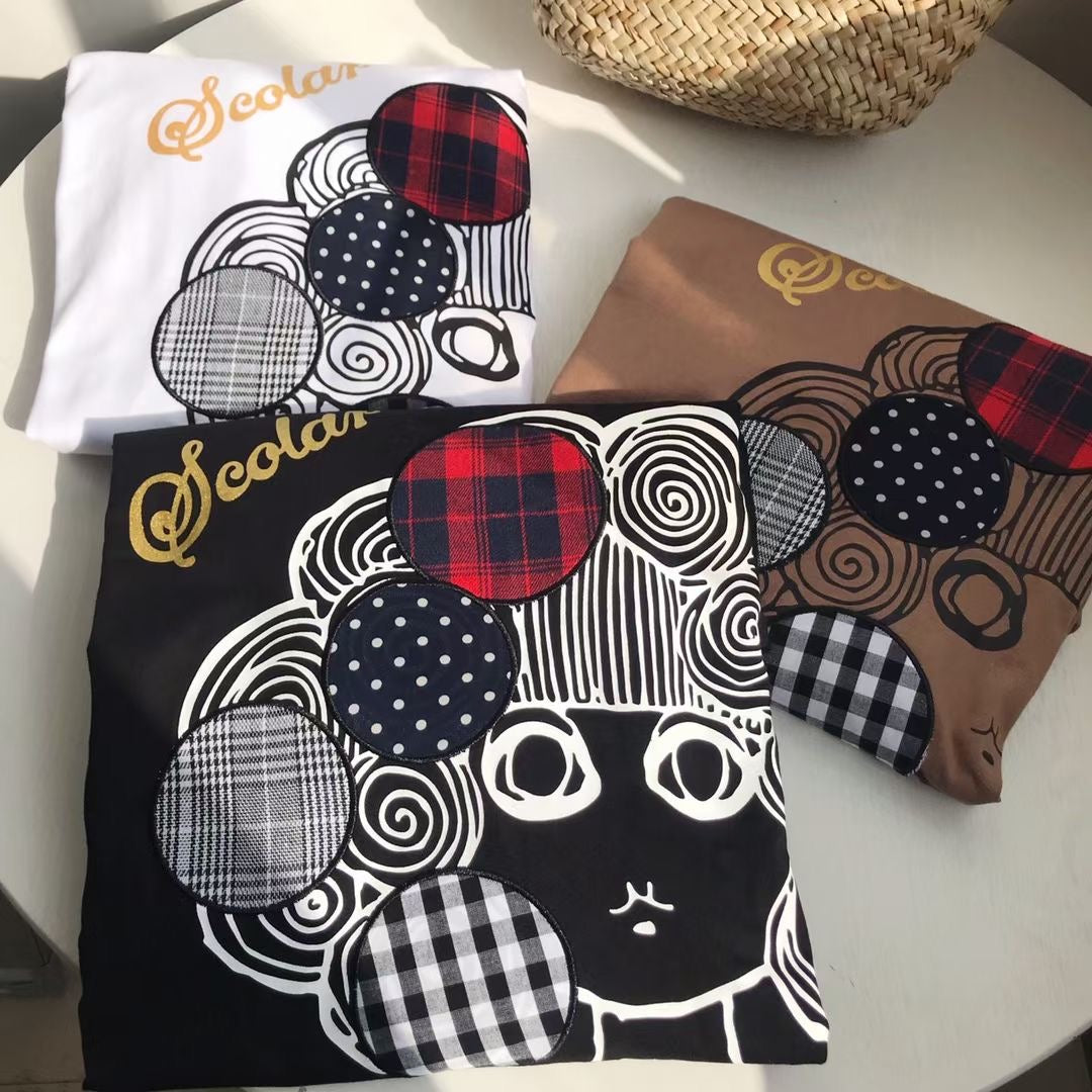 Scolar 格仔pattern tee