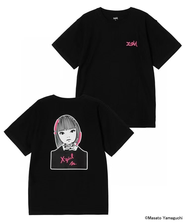X girl 人像tee