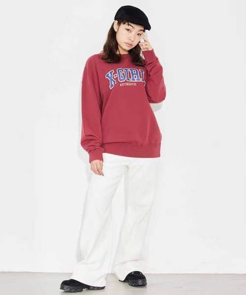 X girl logo 衛衣