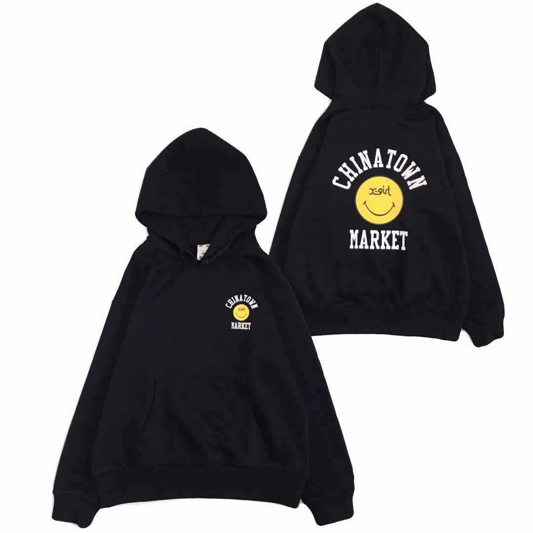 X girl smile hoodies