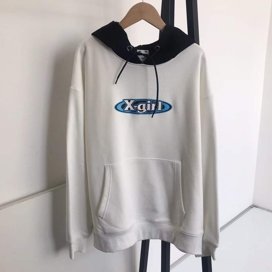 X girl接拼hoodies