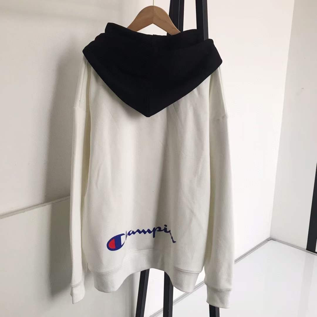 Nenet x champion接拼hoodies