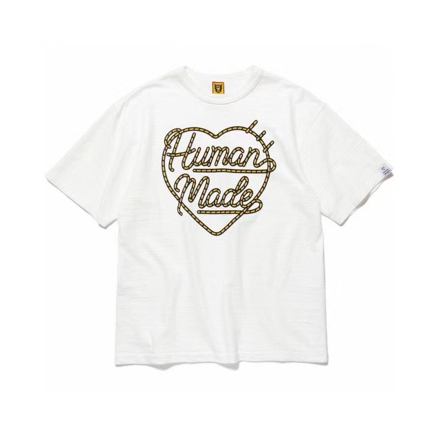 Human made心心短袖tee