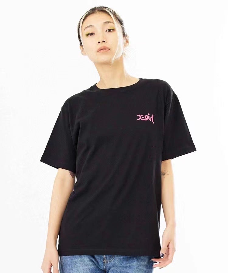 X girl 人像tee