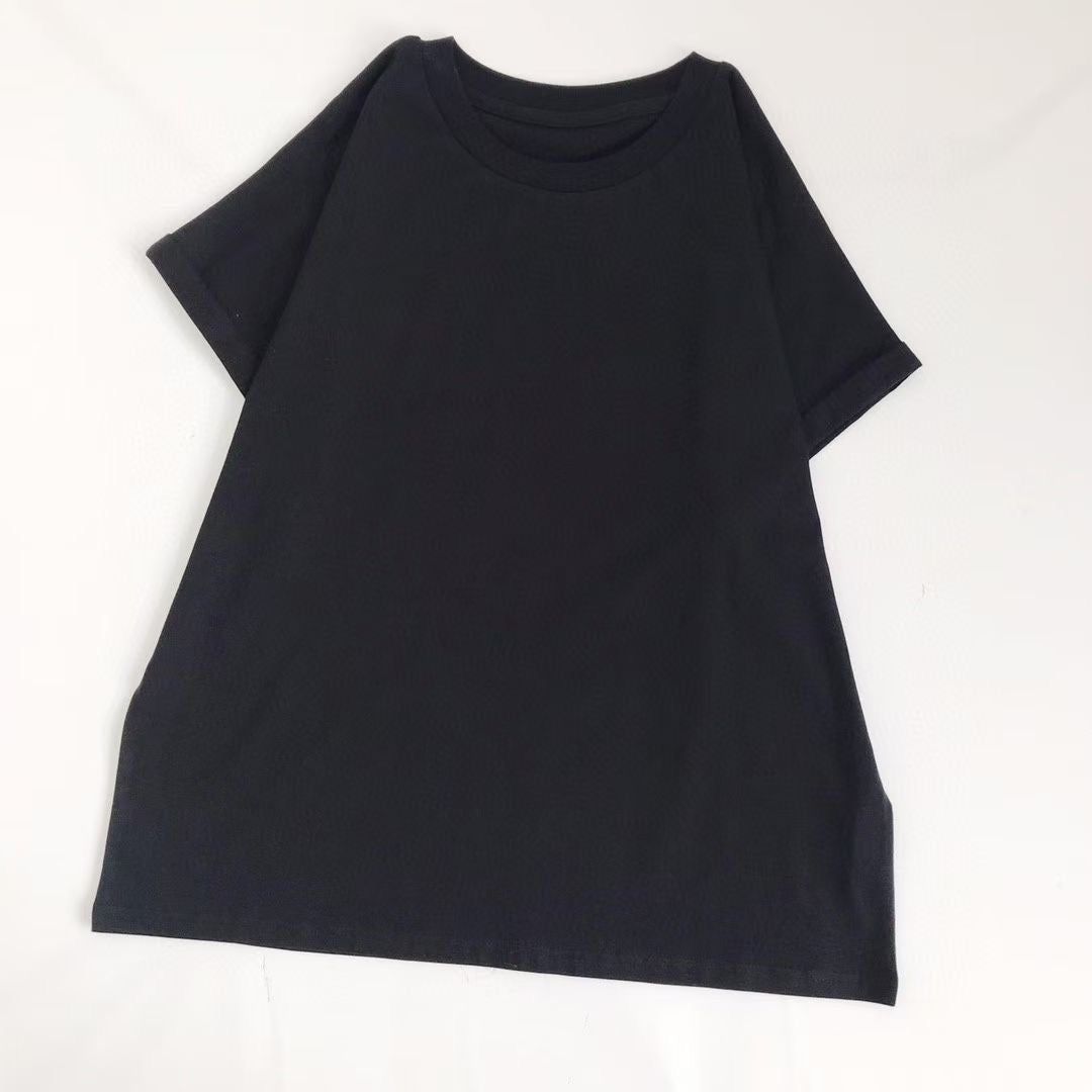 日單淨色tee