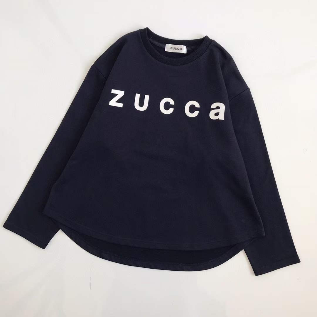 Zucca 淨色logo印花衛衣