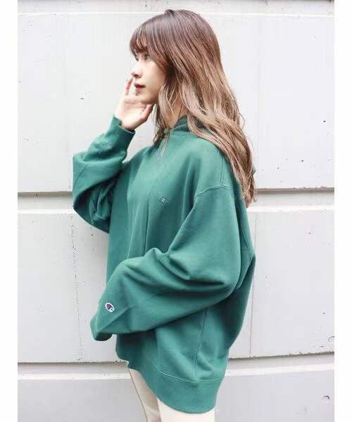 Champion不規則刺繡hoodies
