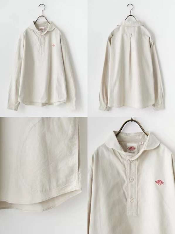Danton長袖刺繡Polo shirt
