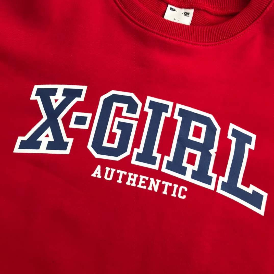X girl logo 衛衣