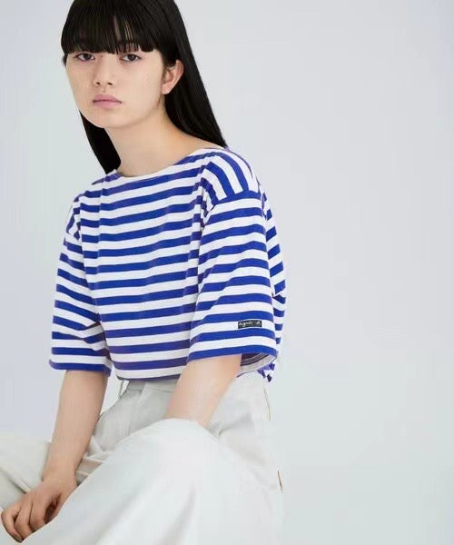 Agnes b 間條tee
