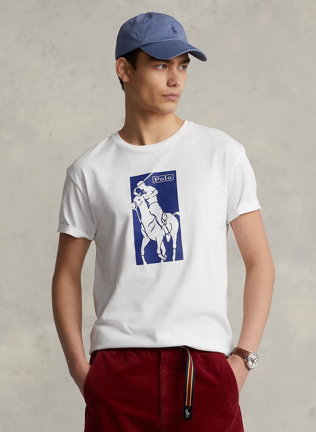 Polo pattern 印花tee