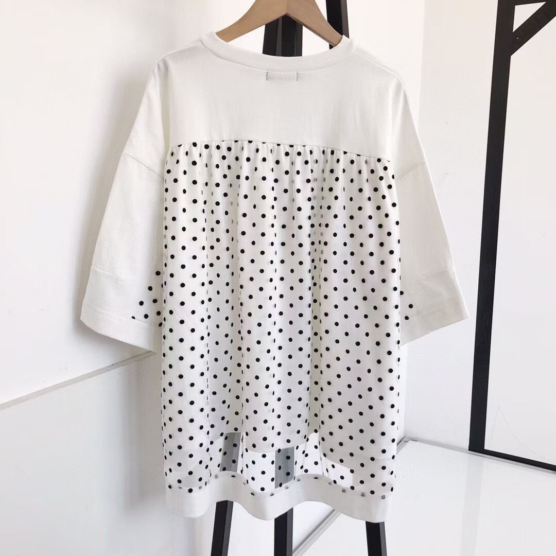 Frapbois 波點網紗tee