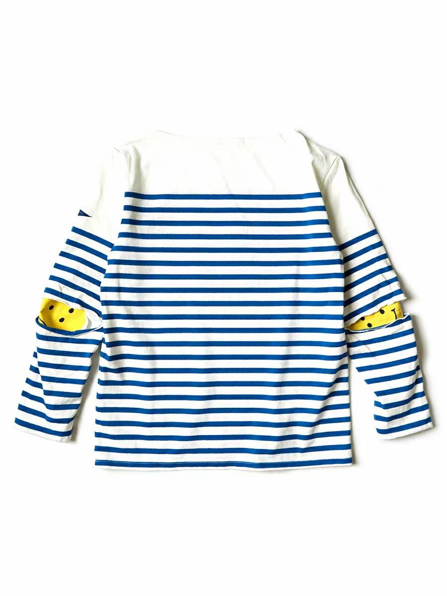 Kapital 長袖間條tee