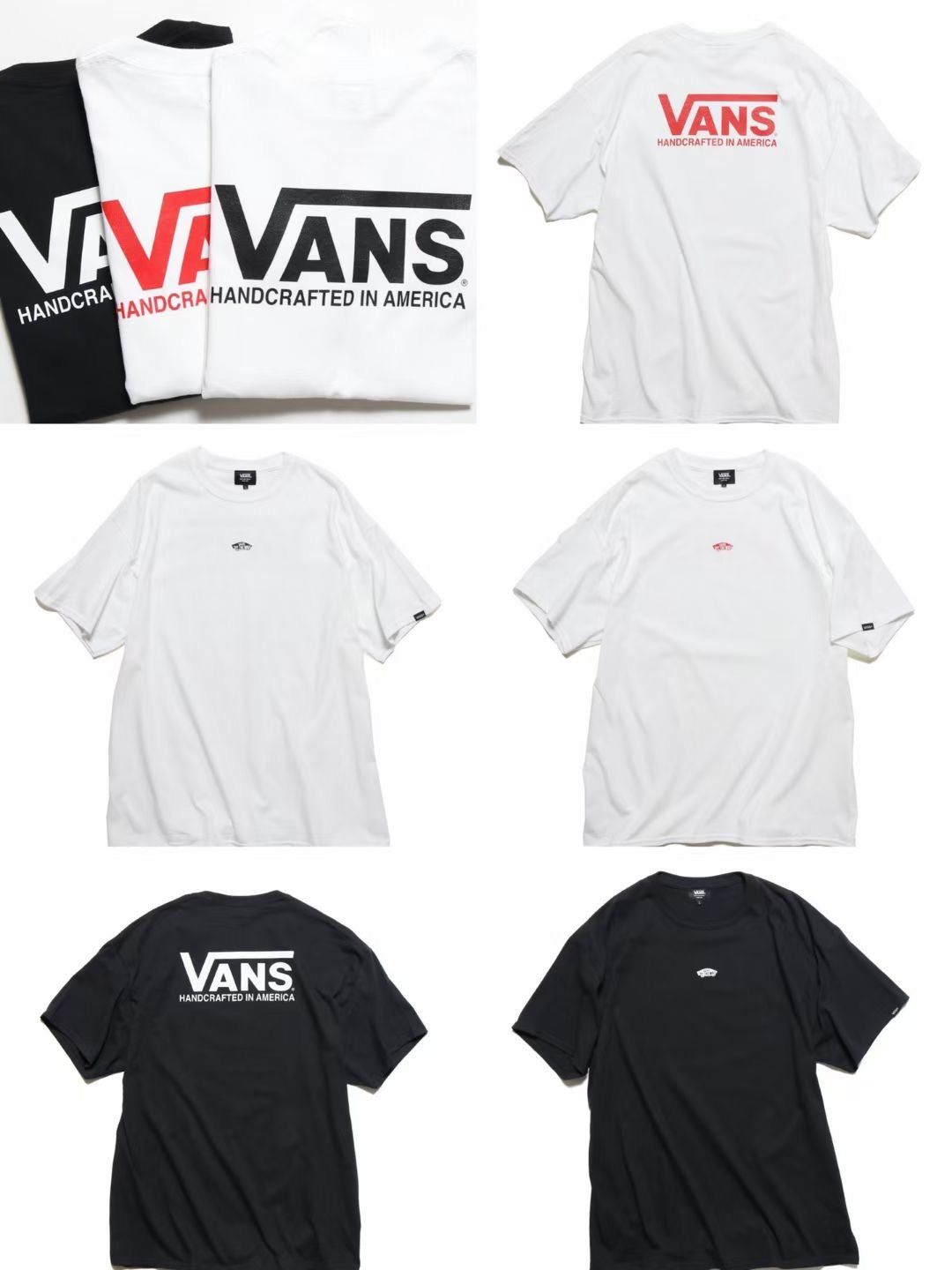 Vans 字母tee