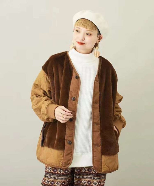 Cube sugar V領外套