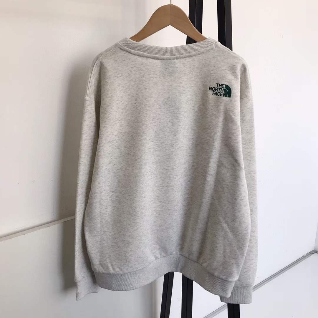 The north face 淨色印花衛衣