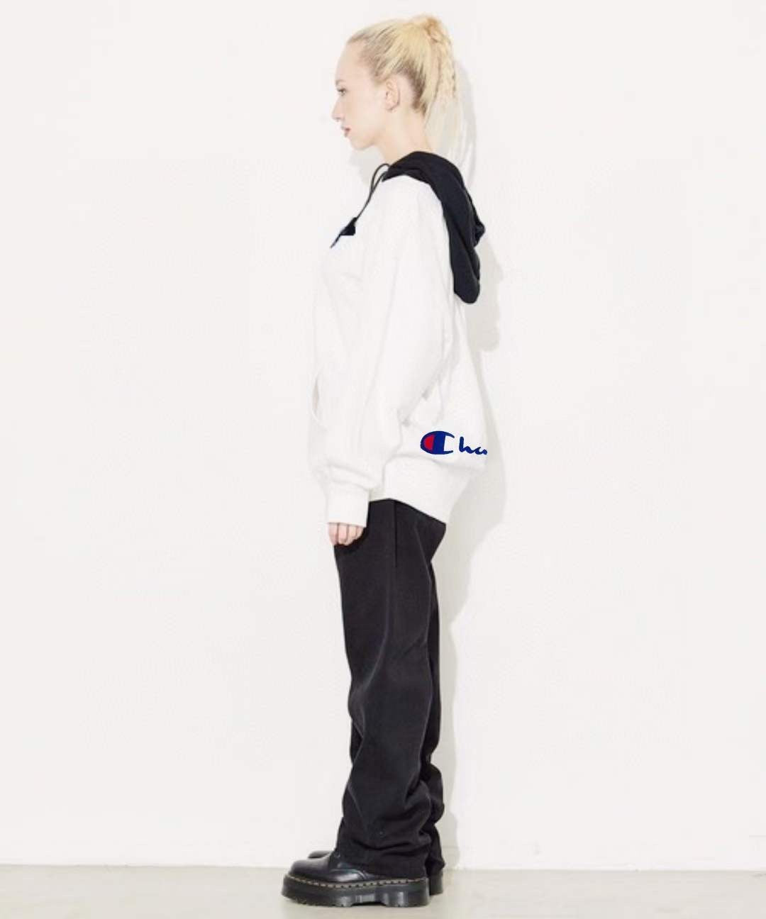 Nenet x champion接拼hoodies