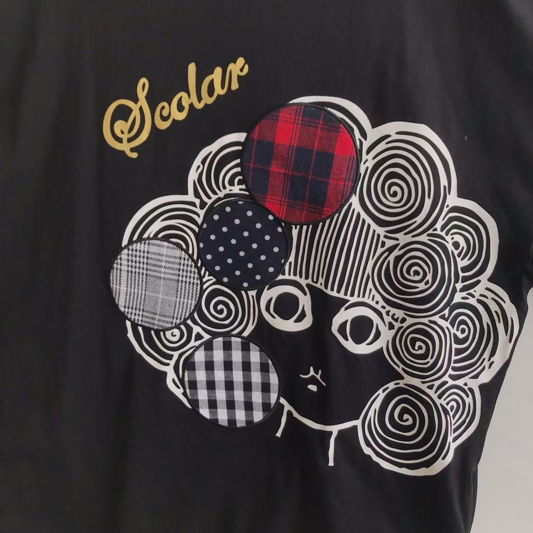Scolar 格仔pattern tee