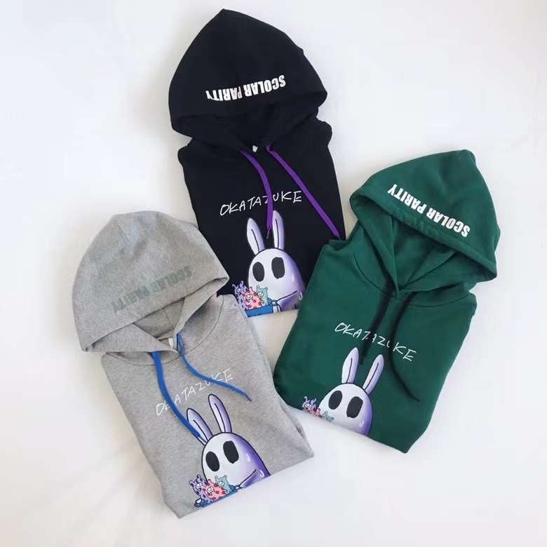 Solar party rabbit hoodies
