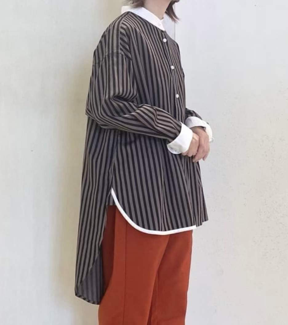 NOP前短後長直間裇衫