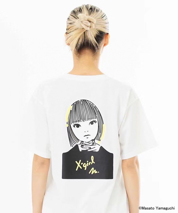 X girl 人像tee