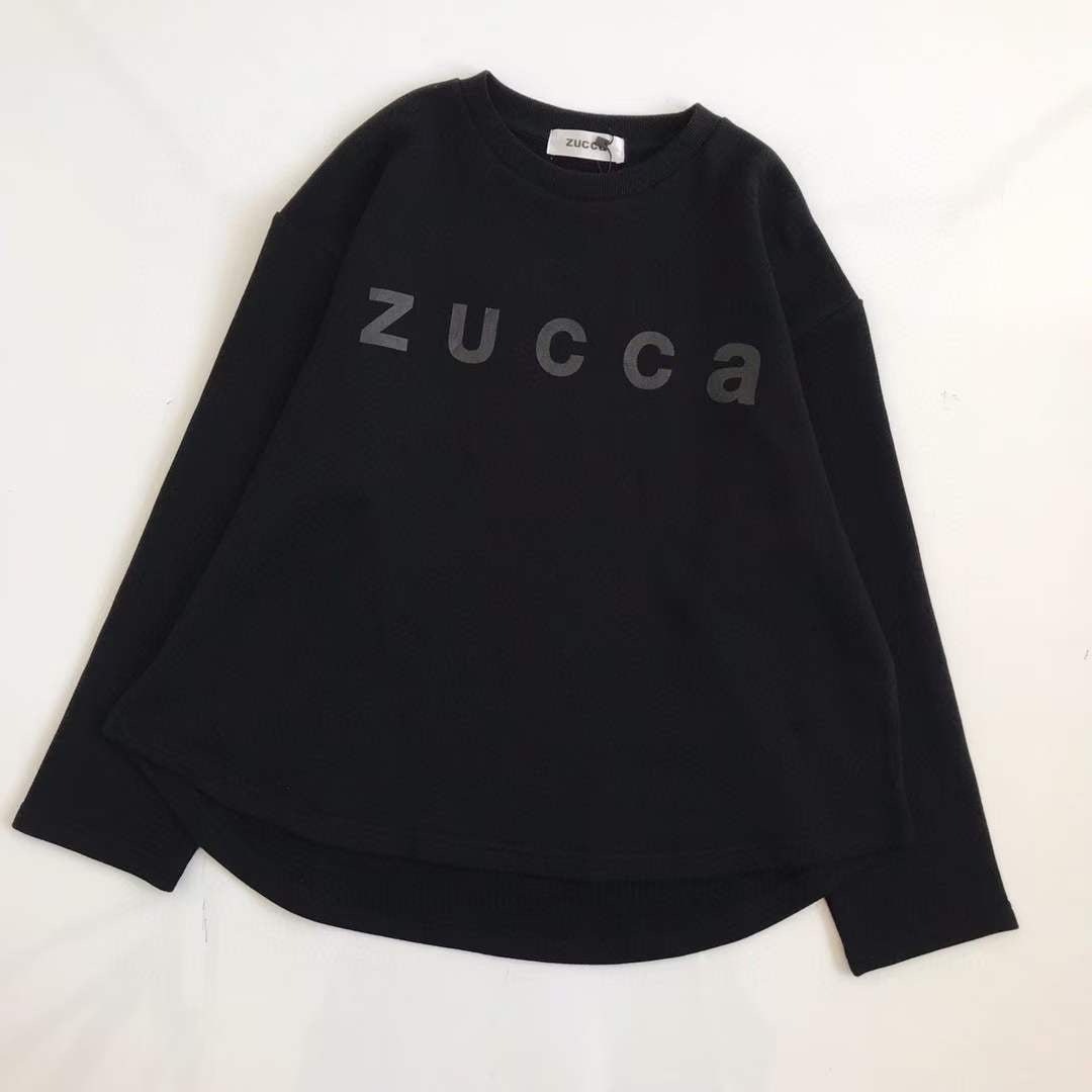 Zucca 淨色logo印花衛衣