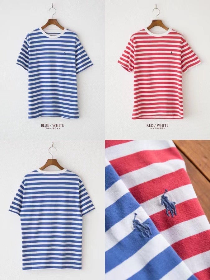 Polo橫間tee