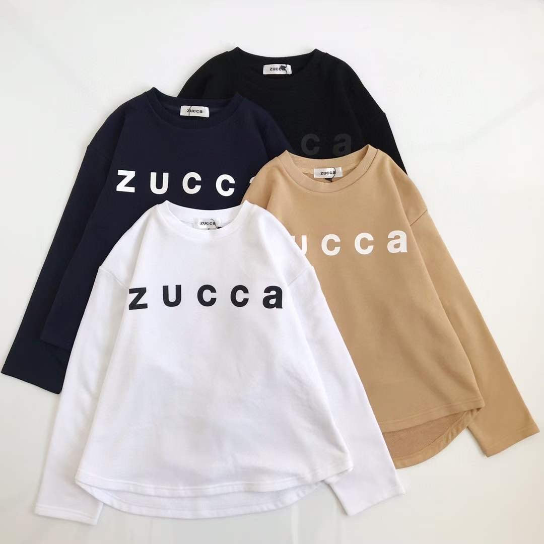 Zucca 淨色logo印花衛衣