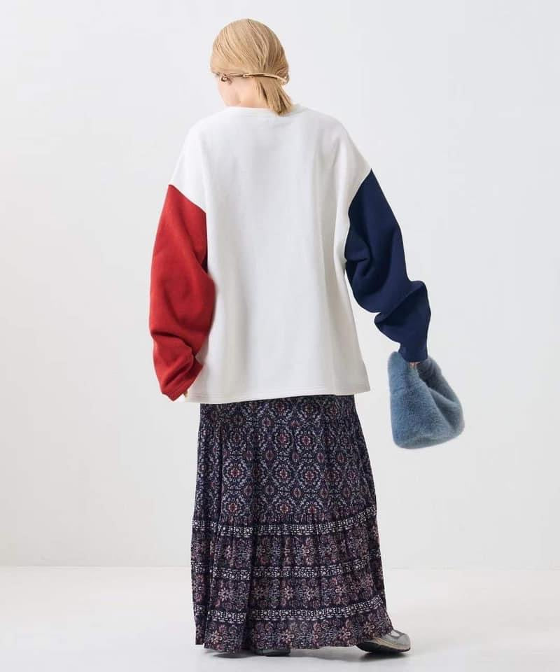 日單FREAK'S STORE 撞色衛衣