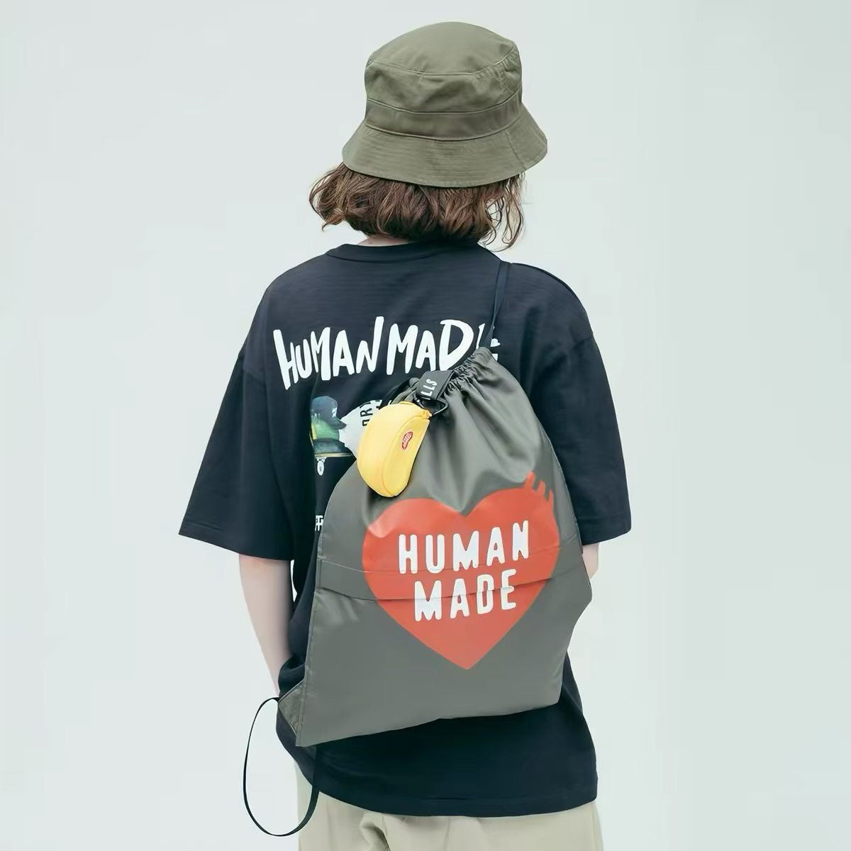 Human made banana pouch