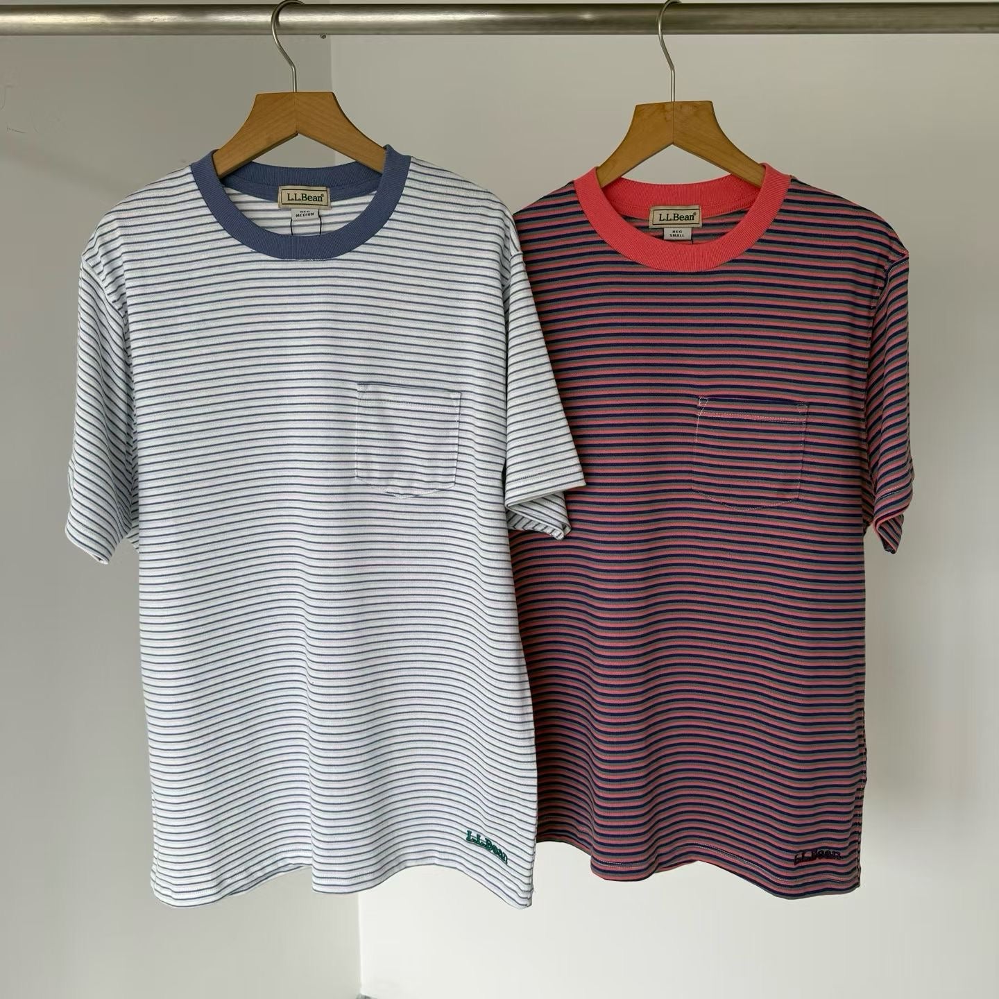 LL bean間條tee