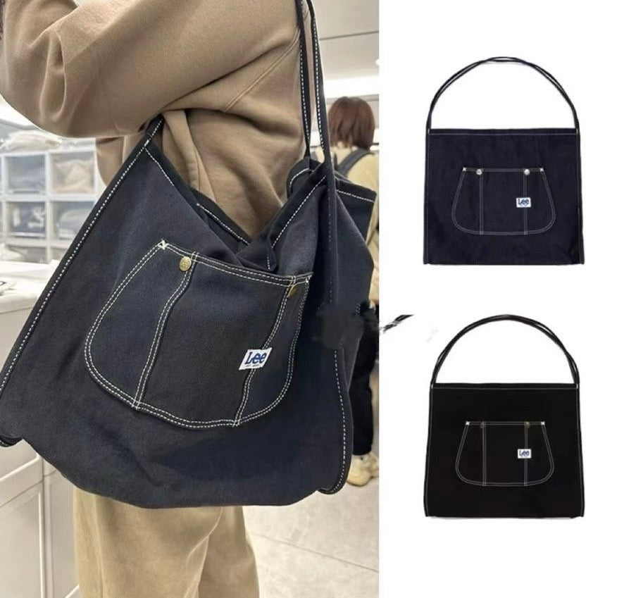 Lee牛仔tote bag