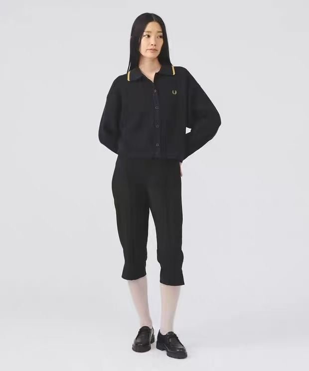 Fred perry企領針織cardigan