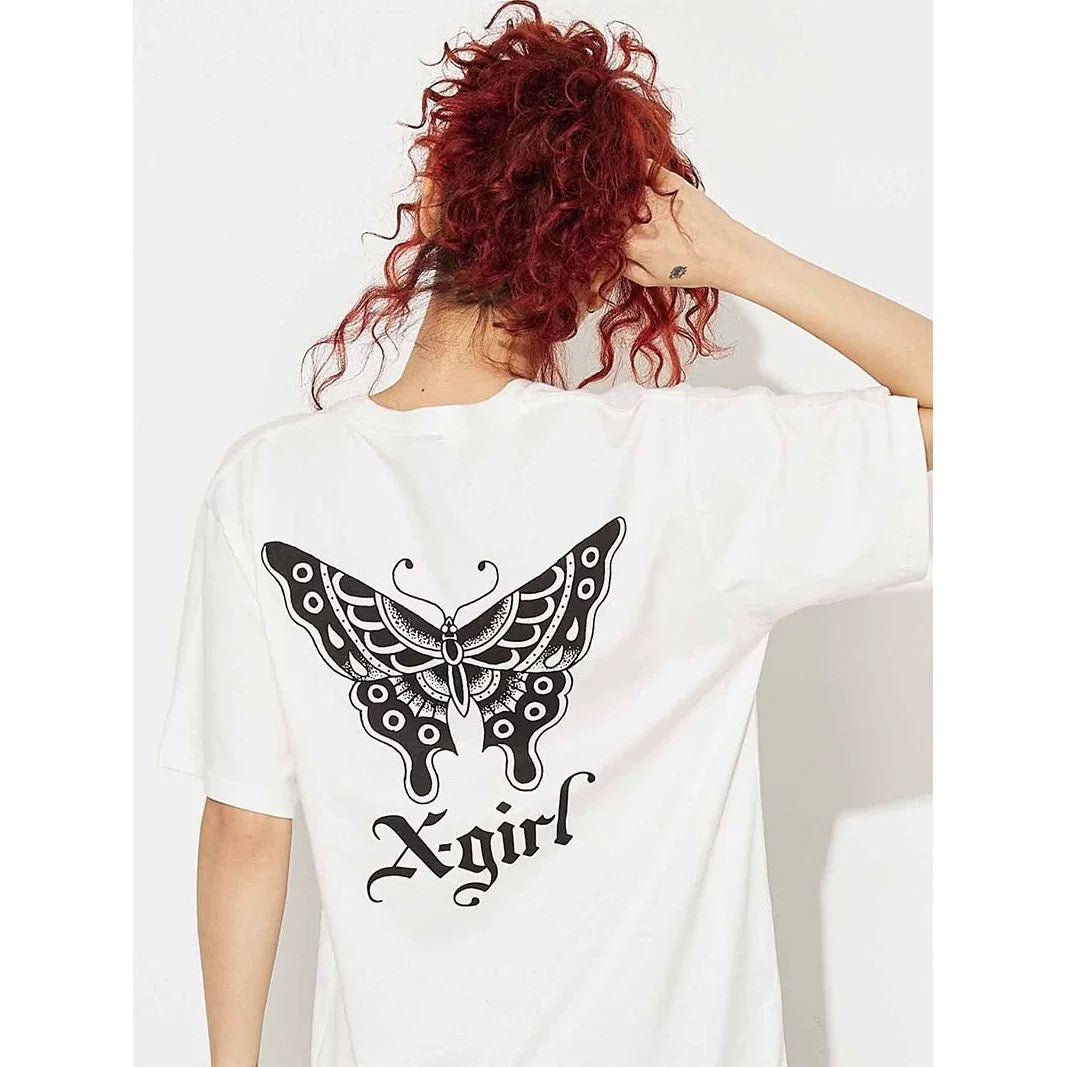 X girl butterfly tee