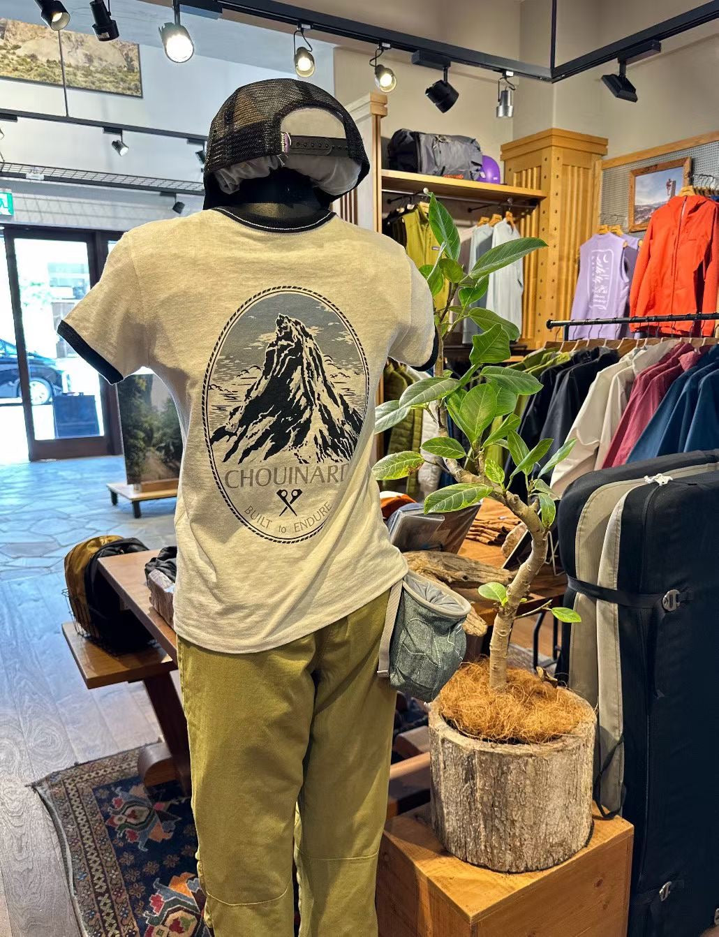 Patagonia logo tee