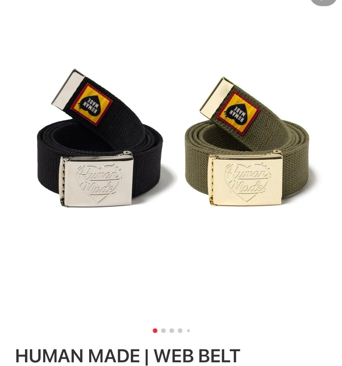 Human made腰帶