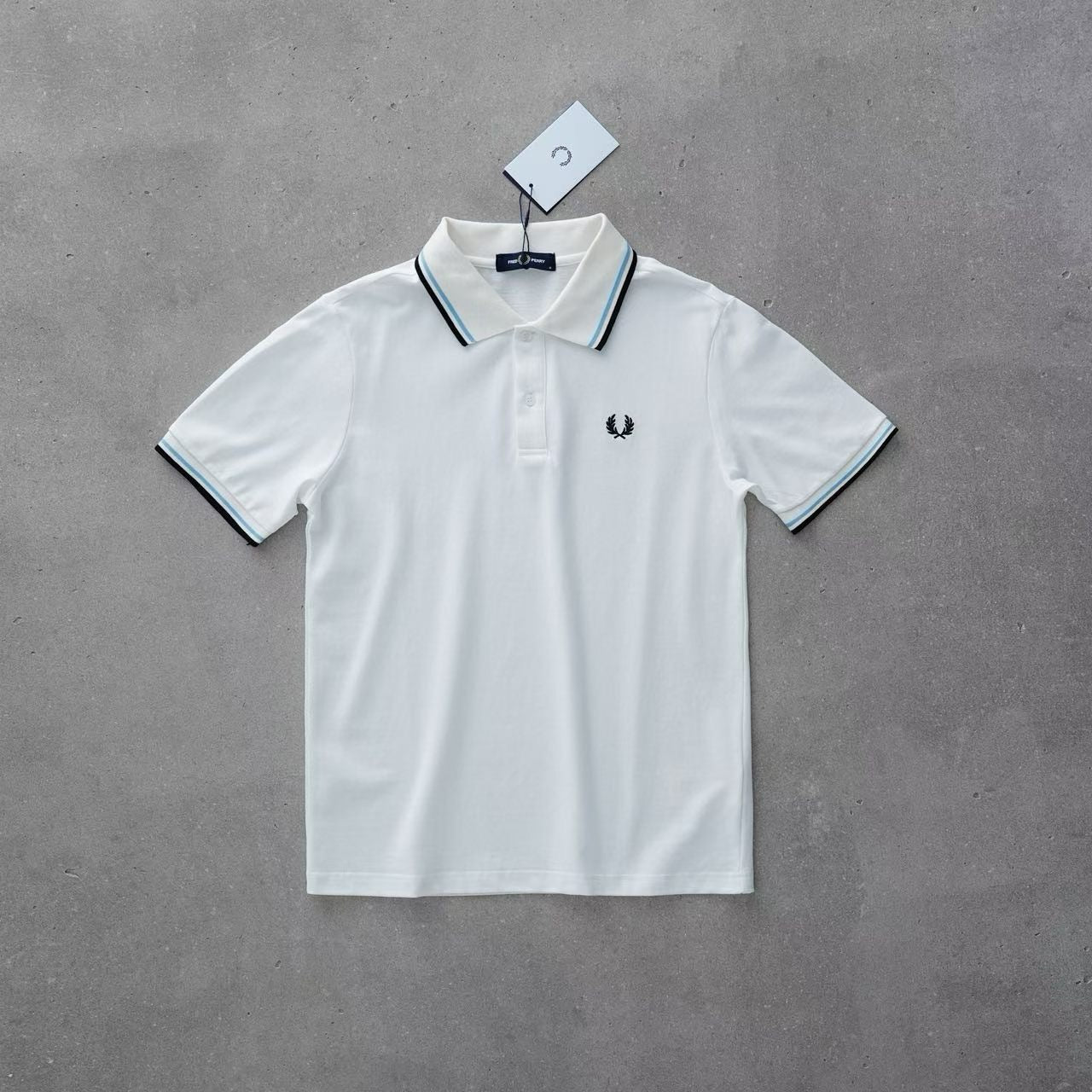 Fred perry撞色polo shirt