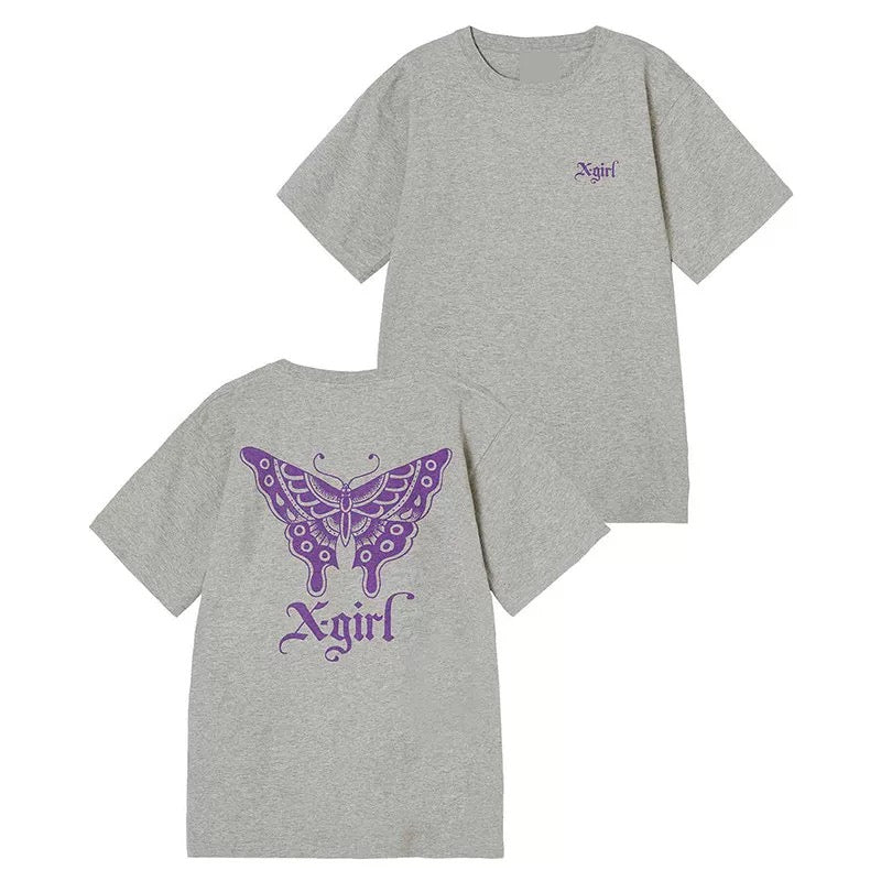 X girl butterfly tee
