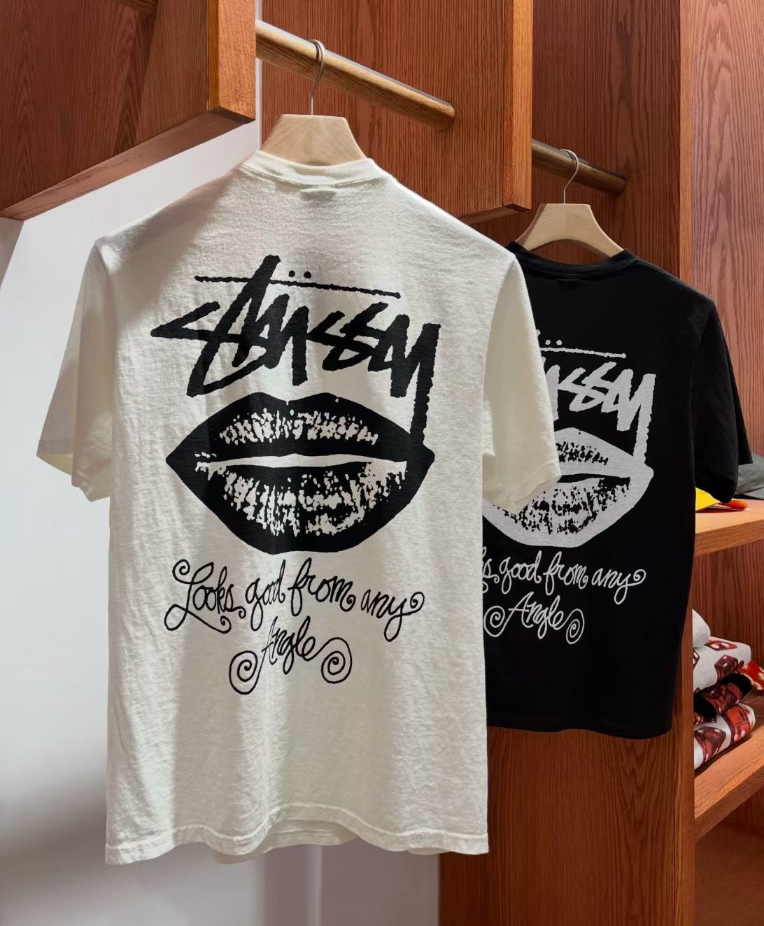 Stussy mouth tee