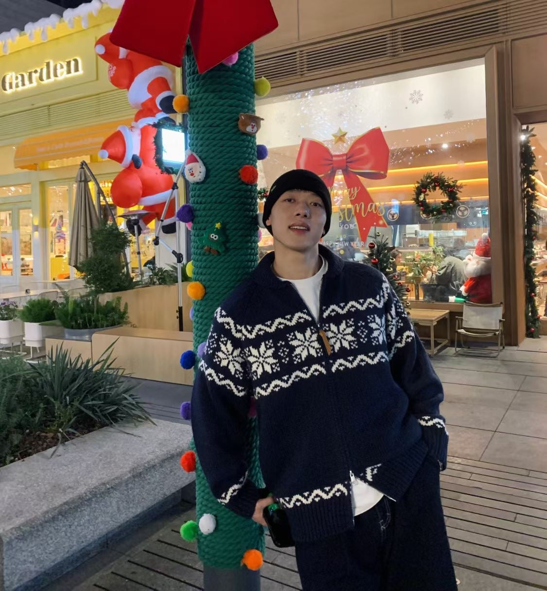 Marithe Francons Girbaud雪花sweater