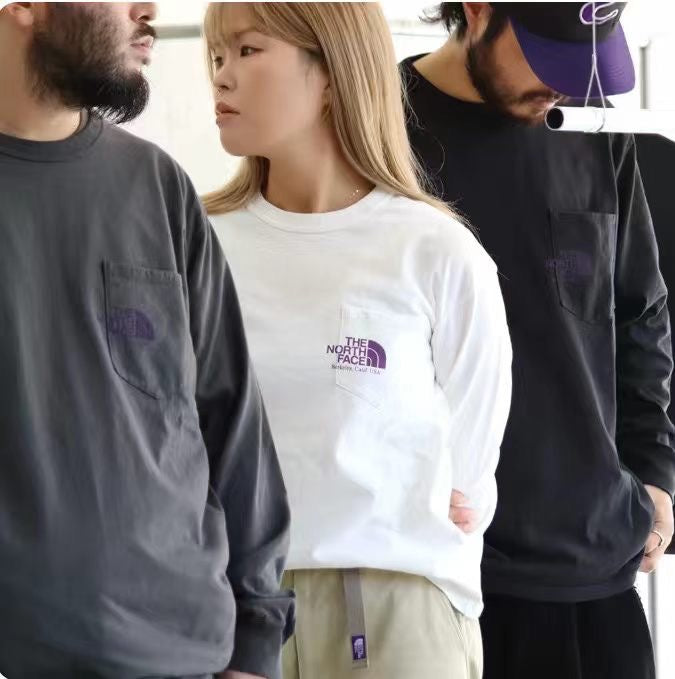The north face logo pocket tee