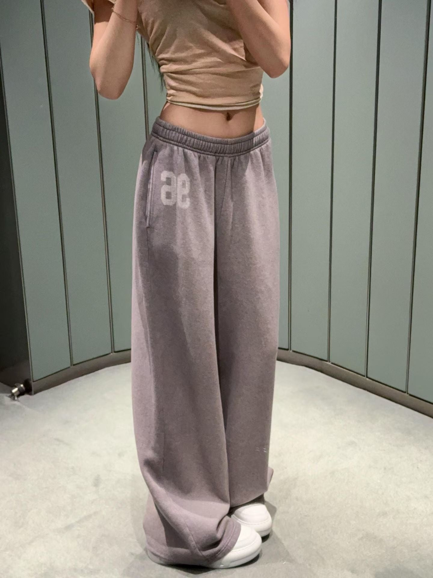 Acne studios logo sweatpants