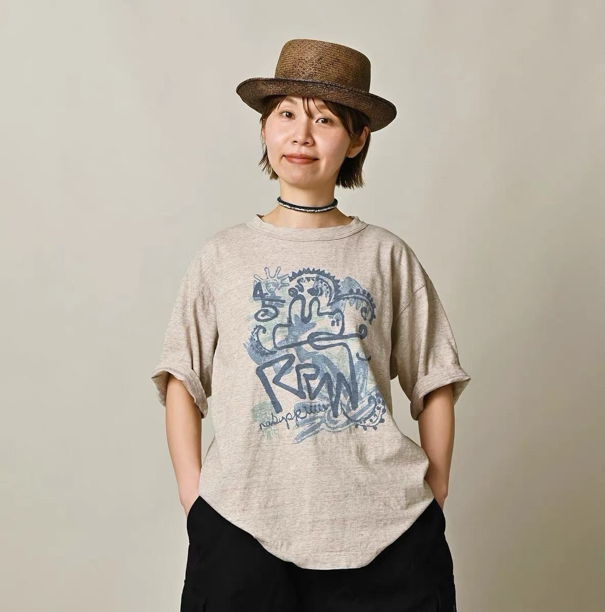 45r 海洋塗鴉tee