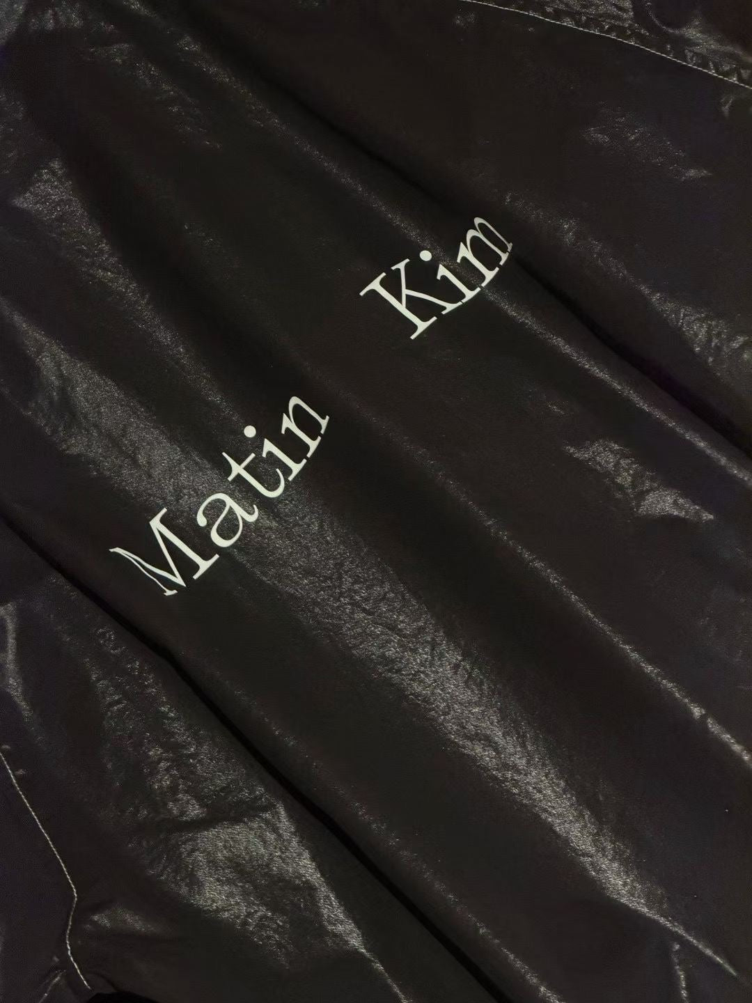 Matin kim 亮面jacket